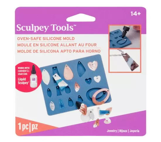 Sculpey Silicone Bakeable Mold, JEWELRY APM54 –